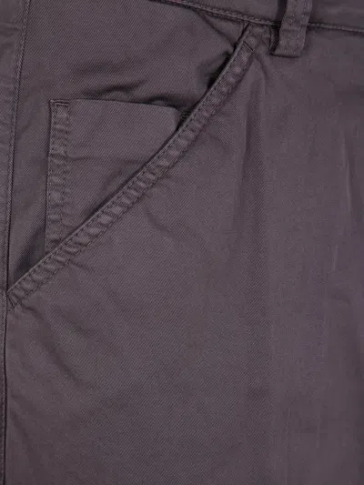 Brunello Cucinelli Dyed Fabric Trousers With Pockets In Brown