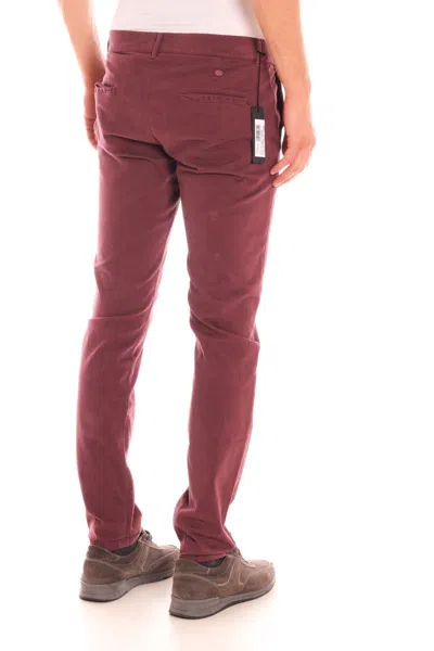 Daniele Alessandrini Jeans Trouser In Burgundy