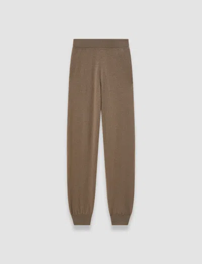 Joseph Light Pure Cashmere Joggers In Brown