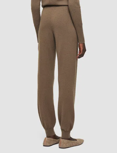 Joseph Light Pure Cashmere Joggers In Brown
