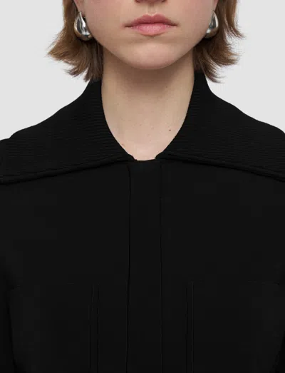 Joseph Womens Black Cranbrook Heritage Regular-fit Wool-blend Jacket In Black