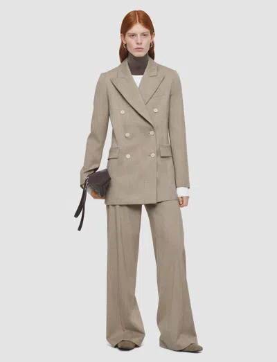 Joseph Valery Melange Wool Jacket In Neutral