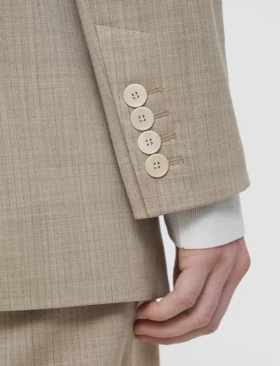 Joseph Valery Melange Wool Jacket In Neutral