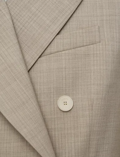 Joseph Valery Melange Wool Jacket In Neutral