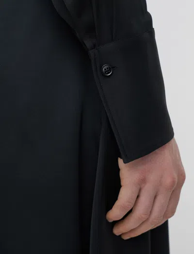 Joseph Orlan Light Crepe Dress In Black