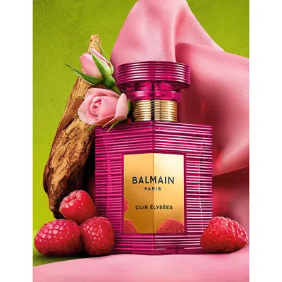 Balmain Womens Cuir Élysées Eau De Parfum Refill 150ml