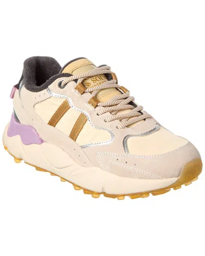 Scotch & Soda Mount Suede Sneaker In Sand