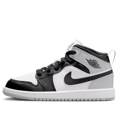 Air Jordan (ps)  1 Mid 'barons' In Black