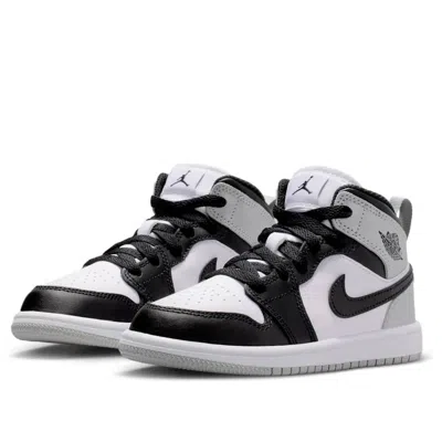 Air Jordan (ps)  1 Mid 'barons' In Black