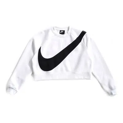 Nike (wmns)  Sportswear Swoosh Large Fleece Round Neck White