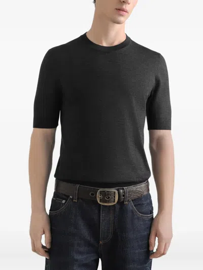 Dolce & Gabbana Wool Pullover In Black