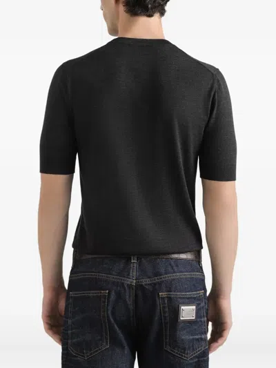 Dolce & Gabbana Wool Pullover In Black