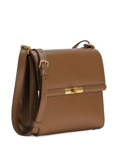 Dolce & Gabbana Marlene Leather Mini Bag In Brown