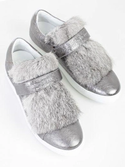 Shop Moncler Shoes In Grey