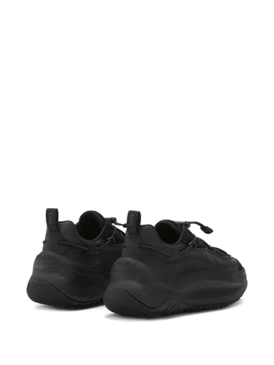 Moon Boot Lace-up Platform Sneakers In Black