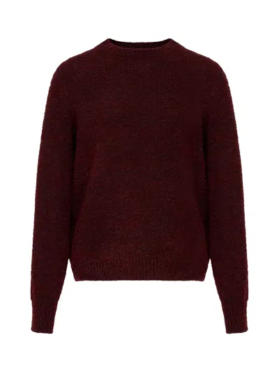 Maison Margiela Choker In Burgundy