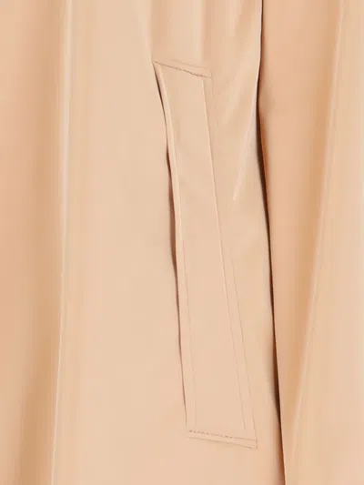 Rains Hooded Snap-button Rain Coat In Neutral