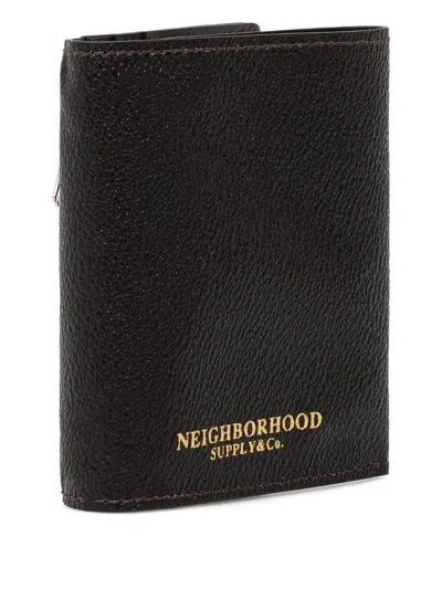 Neighborhood Zip-fastening Cardholder In Black