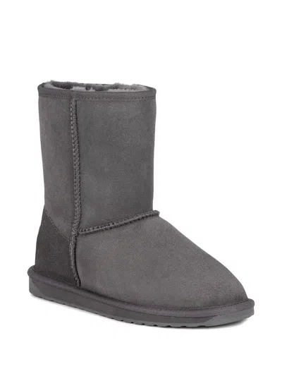 绒面皮套穿式短靴