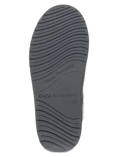 绒面皮套穿式短靴