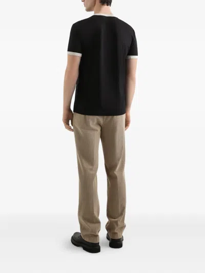 Dolce & Gabbana Trousers With Back Pockets And Belt Loops In Brown