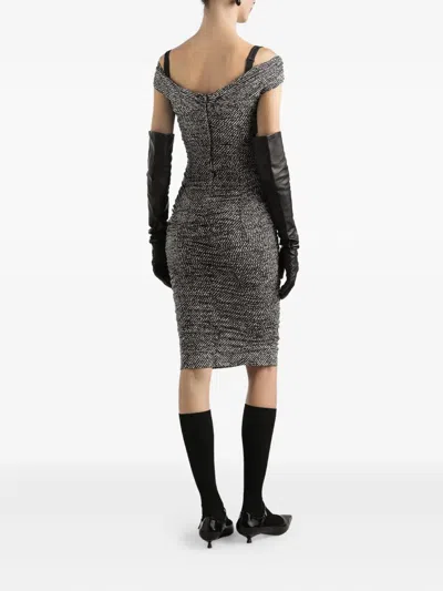 Dolce & Gabbana Dolce&gabbana Women Silk Dress In Black