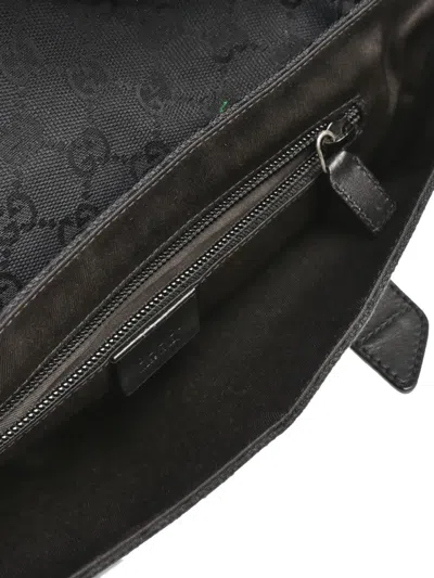 Pre-owned Gucci 1990-2000s Gg Waist Bag In Black