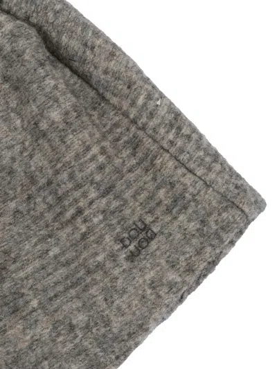 Douuod Check Shorts In Gray