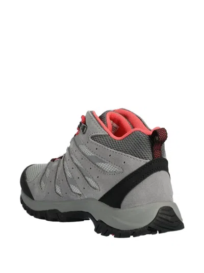 Columbia Mesh-panels Suede Boots In Gray