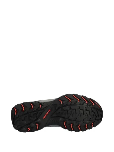 Columbia Mesh-panels Suede Boots In Gray