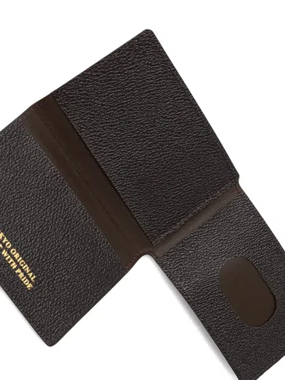 Neighborhood Logo-print Cardholder In Black