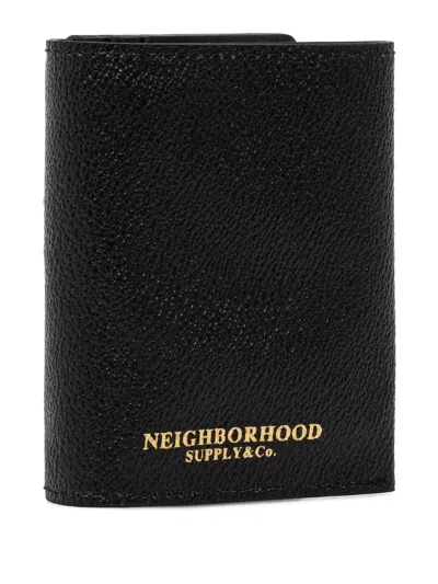 Neighborhood Zip-fastening Cardholder In Black