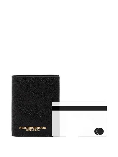 Neighborhood Zip-fastening Cardholder In Black