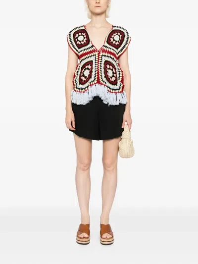 La Doublej Sole Star Top In Multi