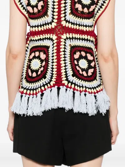 La Doublej Sole Star Top In Multi