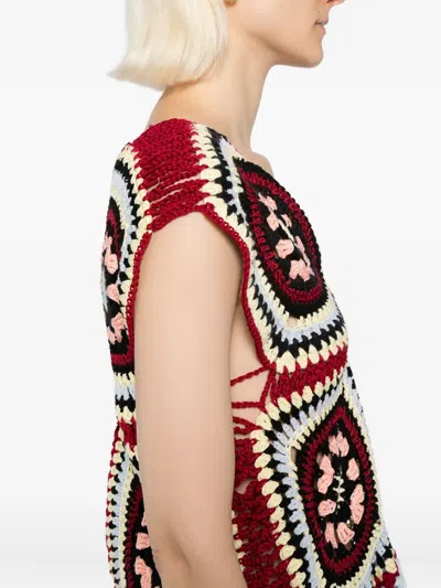La Doublej Sole Star Top In Multi