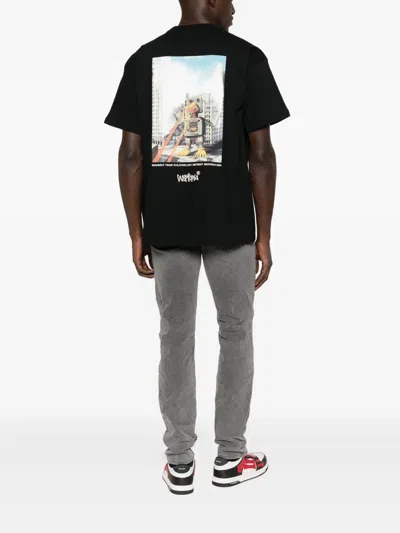 Carhartt Work In Progress Wiptopia Organic Cotton Graphic T-shirt In Black