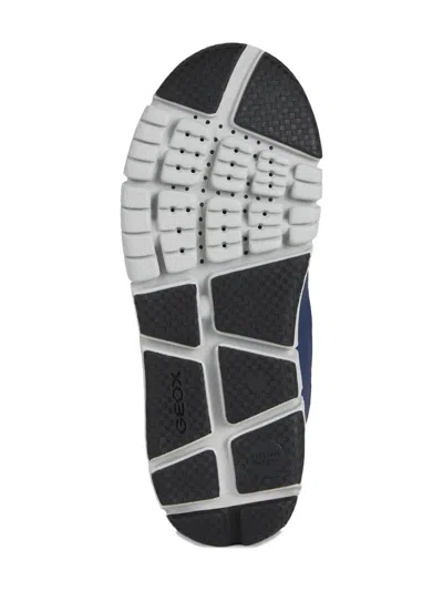 Geox Double-strap Padded Boots In Blue