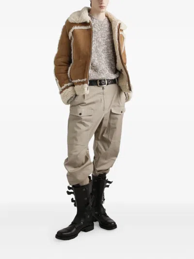 Dolce & Gabbana Brown Jackets - Leather Jackets Men In Brown