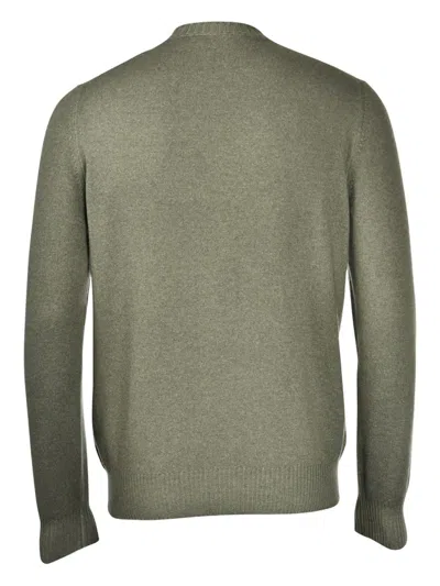 Gran Sasso Crew-neck Wool Sweater In Green