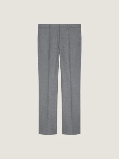 Givenchy Tailored Pants In Flannel In Gray