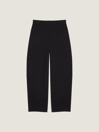 Givenchy Jogger Pants In Fleece With  Patch In Black
