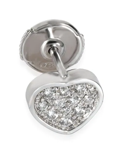 Pre-owned Chopard My Happy Hearts 18k Earring (authentic Pre-loved) In Metallic