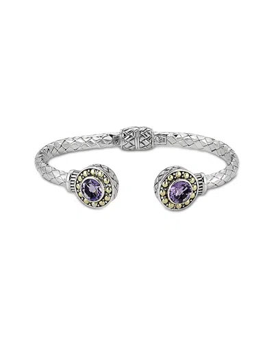 Samuel B. Woven Bangle In Metallic