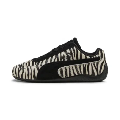 Puma Womens Zebra Pony Warm White Pu Speedcat Og Suede Low-top Trainers In White