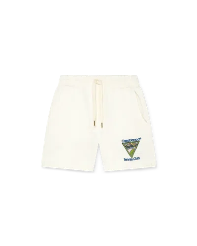 Casablanca Paris Tennis Club Icon Sweatshort In Multi