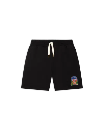 Casablanca Paris Black L'arche Du Desert Nuit Sweatshort In Black