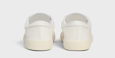 Celine Men Lou Low-top Lace-up Sneaker With Triomphe Application In Canvas And Calfskin In Animal Print