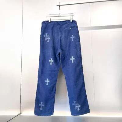 Chrome Hearts Belt Loop Jeans In Blue