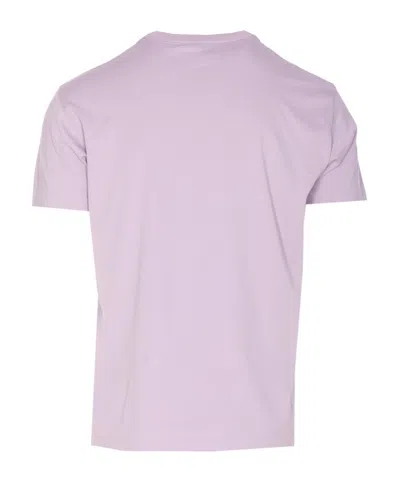 Tom Ford Cotton Blend Crewneck T-shirt In Purple
